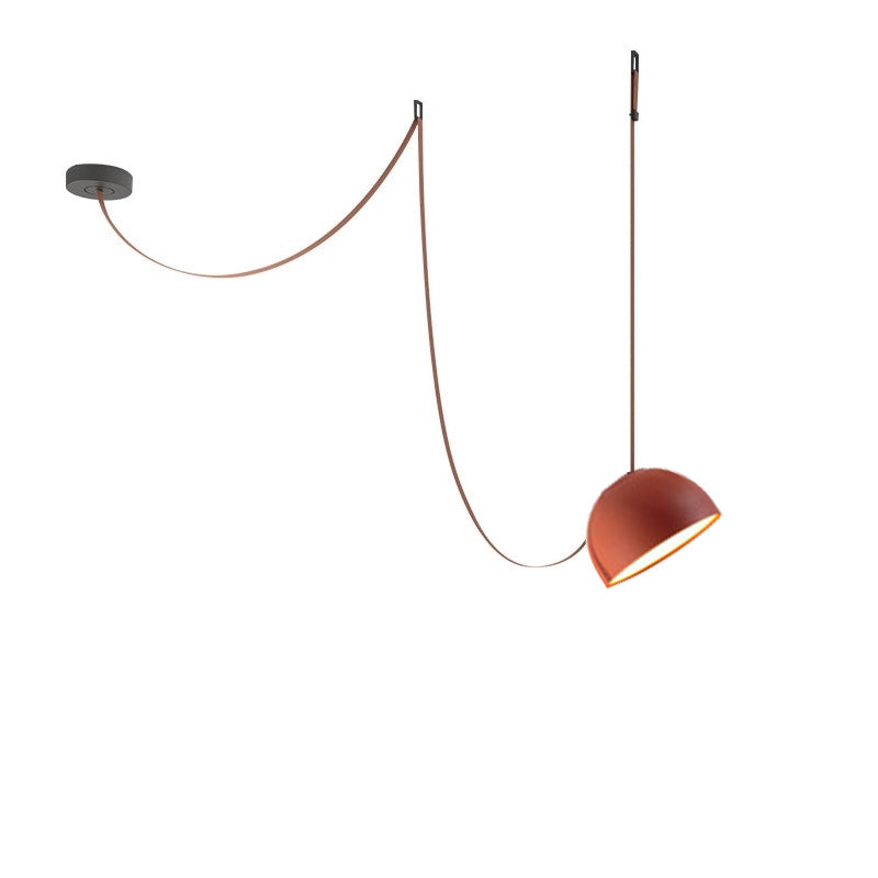 WOMO Dome Leather Linear Chandelier-WM2319