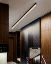 WOMO Lineare LED Deckenleuchte Flur Lang Schmal Metall-WM1003 thumbnail