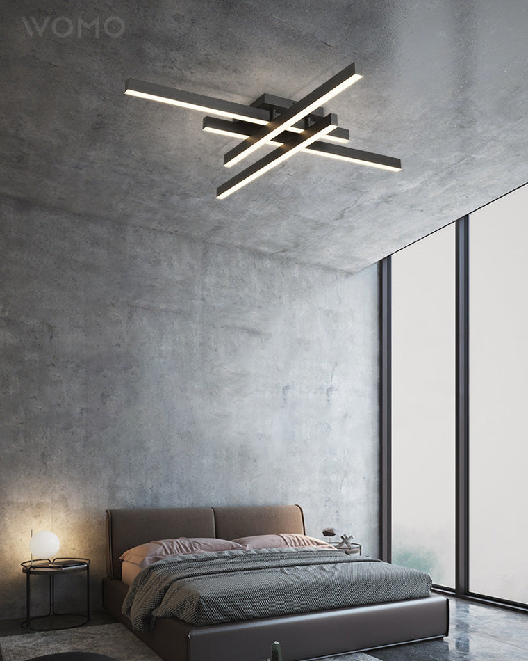 WOMO Simple Low Profile Flush Mount Ceiling Light-WM1004