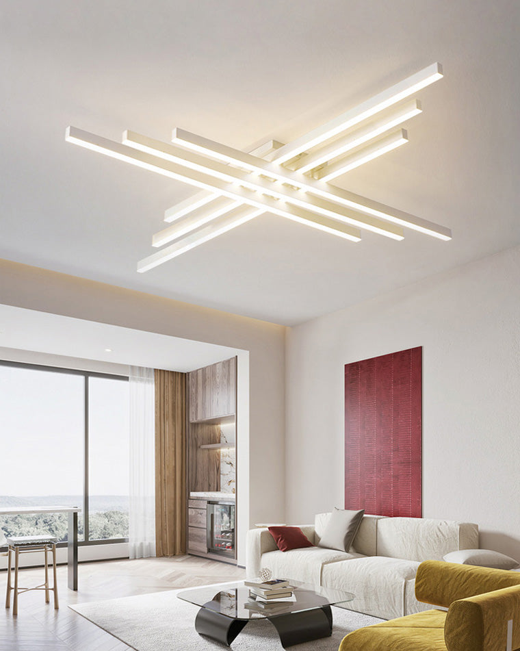 WOMO Simple Low Profile Flush Mount Ceiling Light-WM1004