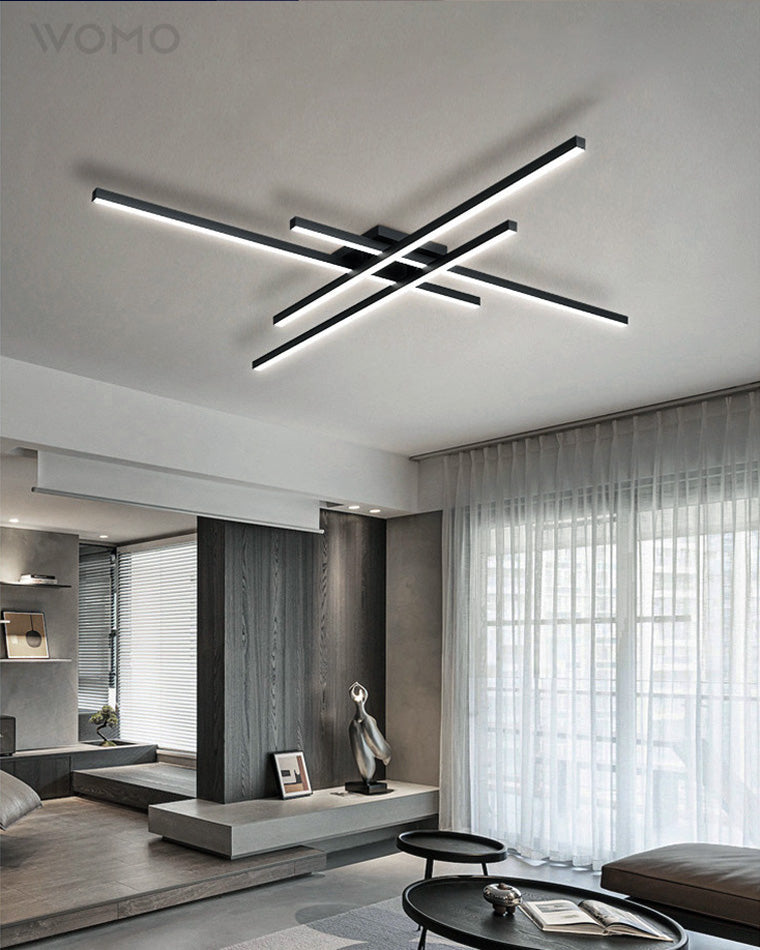 WOMO Simple Low Profile Flush Mount Ceiling Light-WM1004