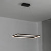 WOMO Metall Schwarzer LED Kronleuchter Rechteckig Für hohe decken-WM2120 thumbnail