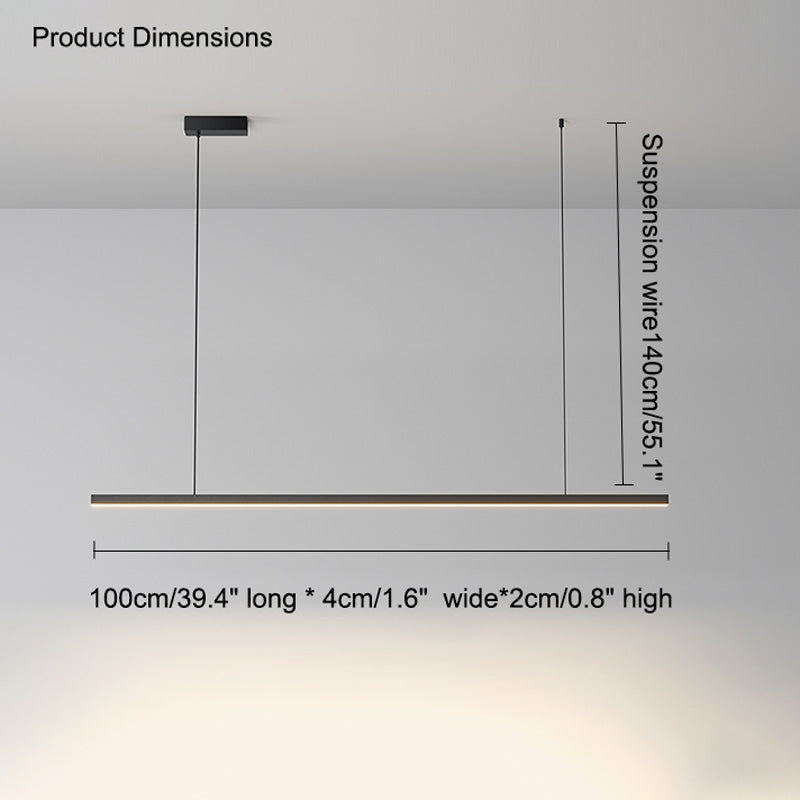 WOMO Extra Long Linear Pendant Light-WM2011