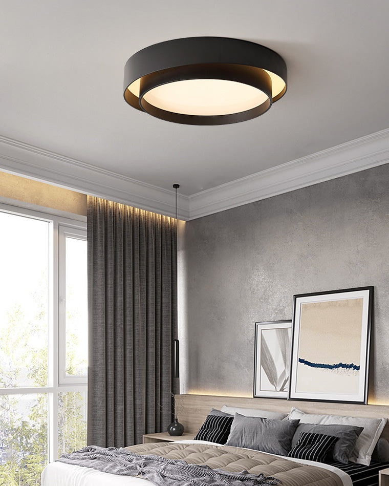 WOMO Round Drum Flush Mount Ceiling Light-WM1022
