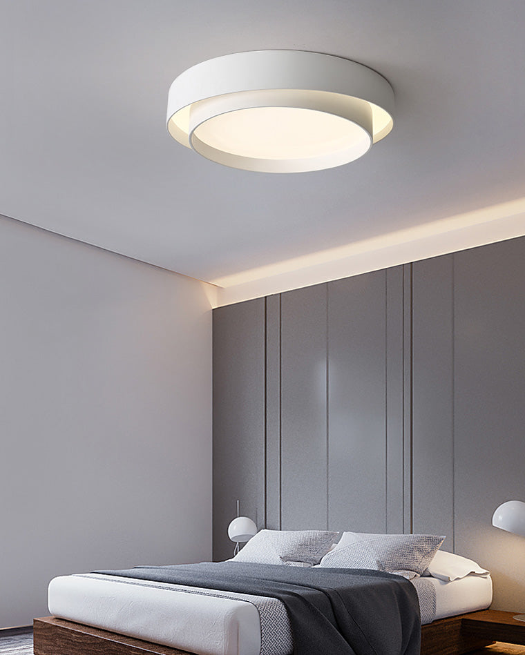 WOMO Round Drum Flush Mount Ceiling Light-WM1022