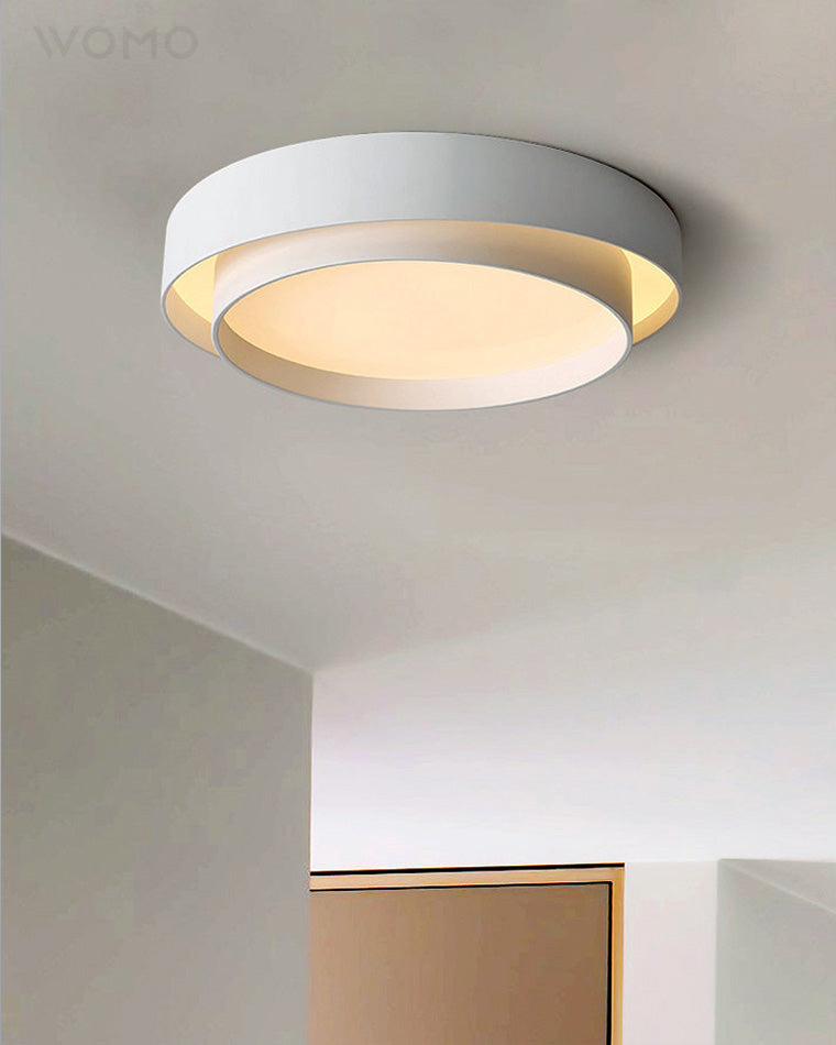 WOMO Round Drum Flush Mount Ceiling Light-WM1022