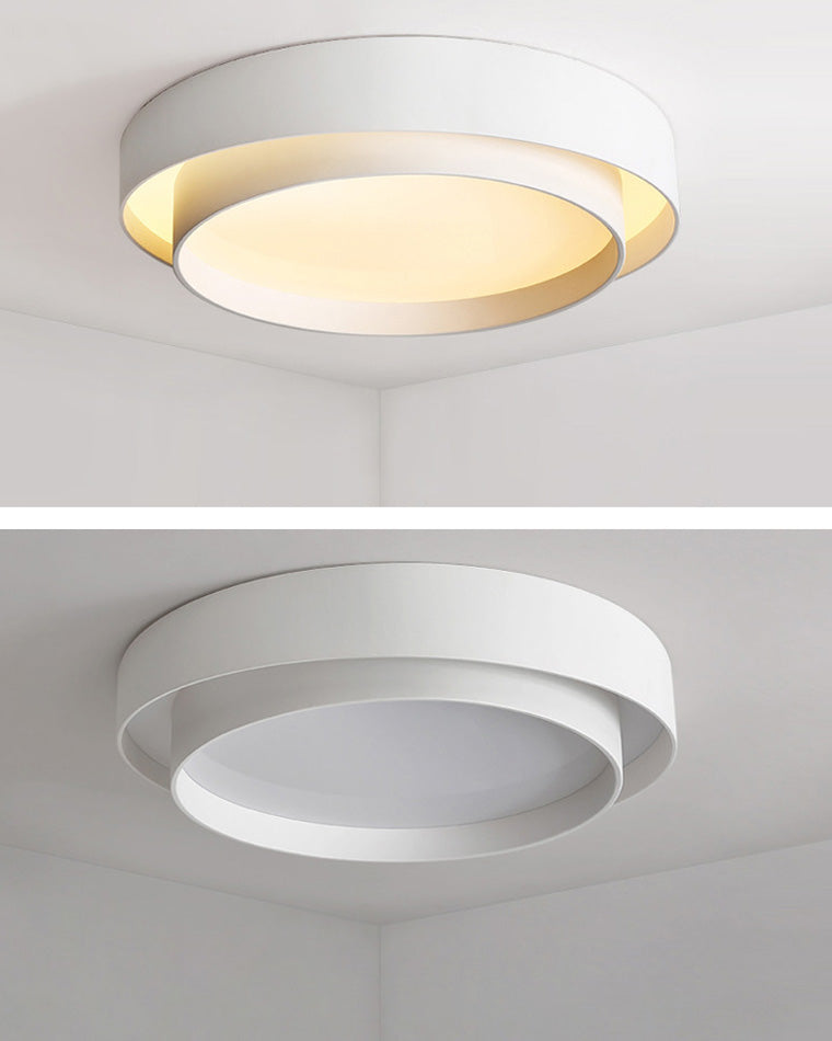 WOMO Round Drum Flush Mount Ceiling Light-WM1022