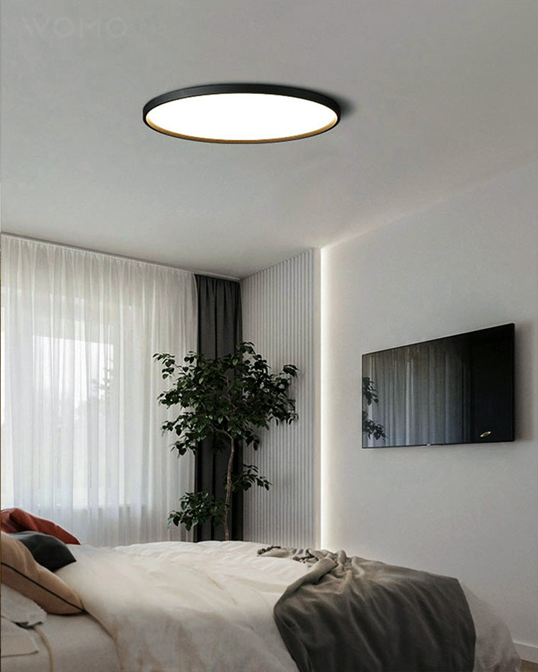 WOMO Flat Round Flush Mount Ceiling Light-WM1024
