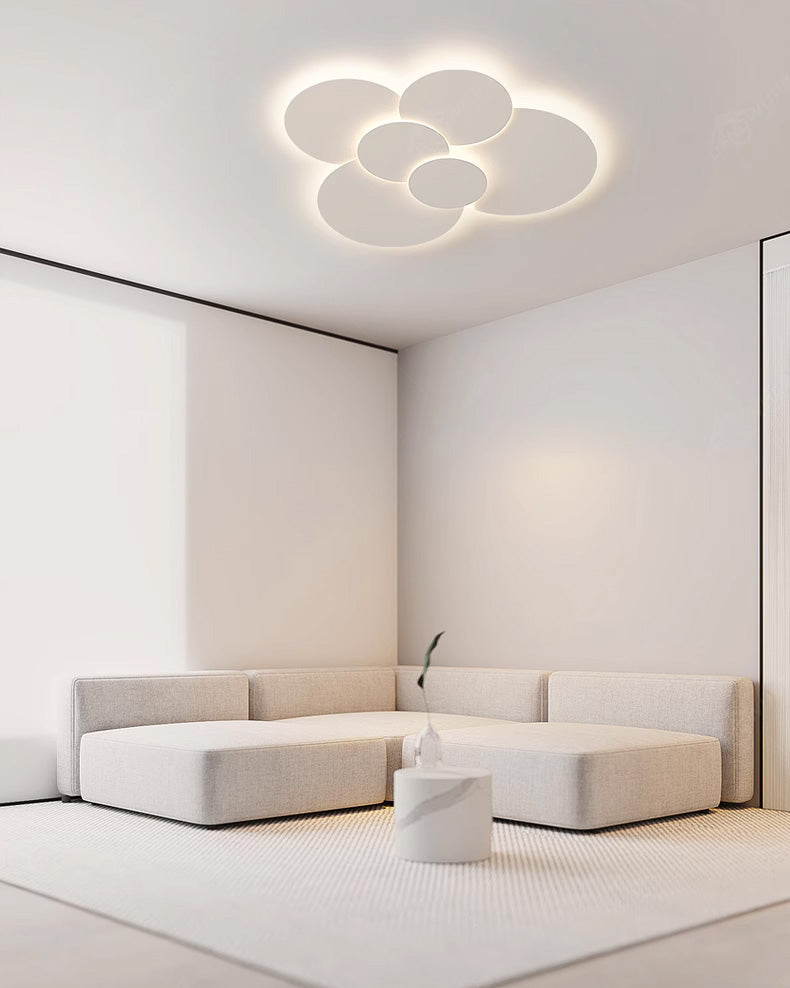 WOMO Round Flat Flush Mount Ceiling Light-WM1085