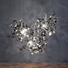 WOMO Cluster Pendelleuchte Silber Gold Esstisch Modern-WM2042 thumbnail
