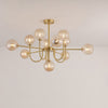 WOMO Mid Century Kronleuchter Glaskugel schlafzimmer-WM2255 thumbnail