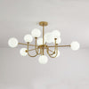 WOMO Mid Century Kronleuchter Glaskugel schlafzimmer-WM2255 thumbnail