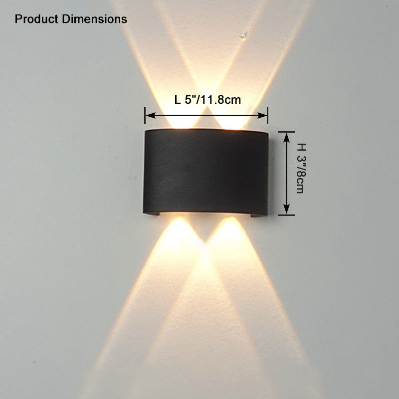 WOMO Outdoor Up Down Wall Light-WM9084