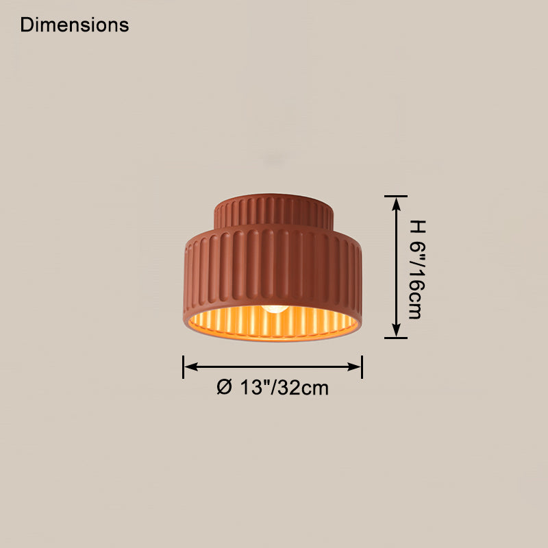 WOMO Japandi Drum Ceiling Light - WM1148