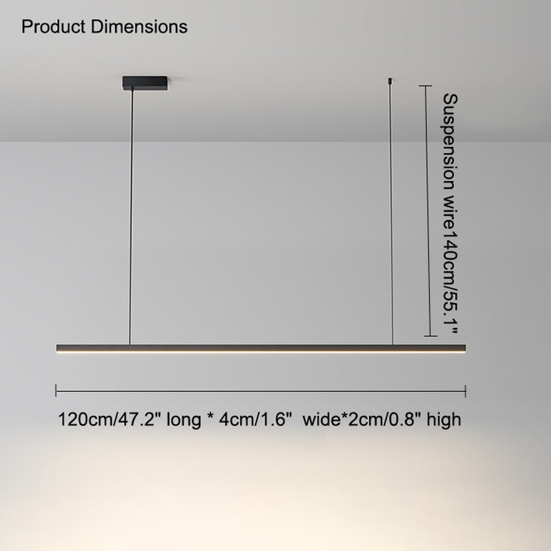 WOMO Extra Long Linear Pendant Light-WM2011