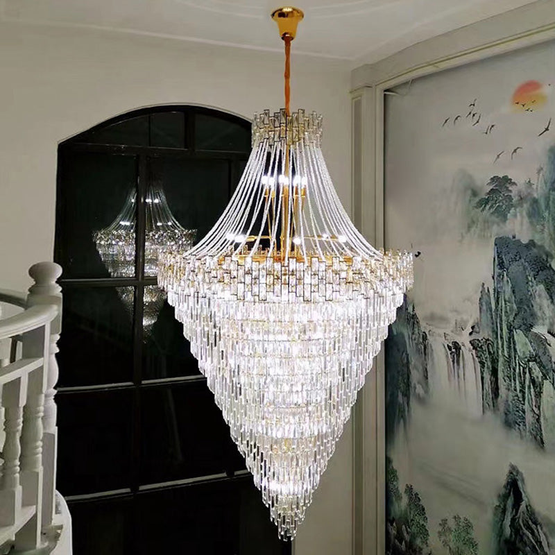 WOMO Massive Tiered Crystal Chandelier-WM2380