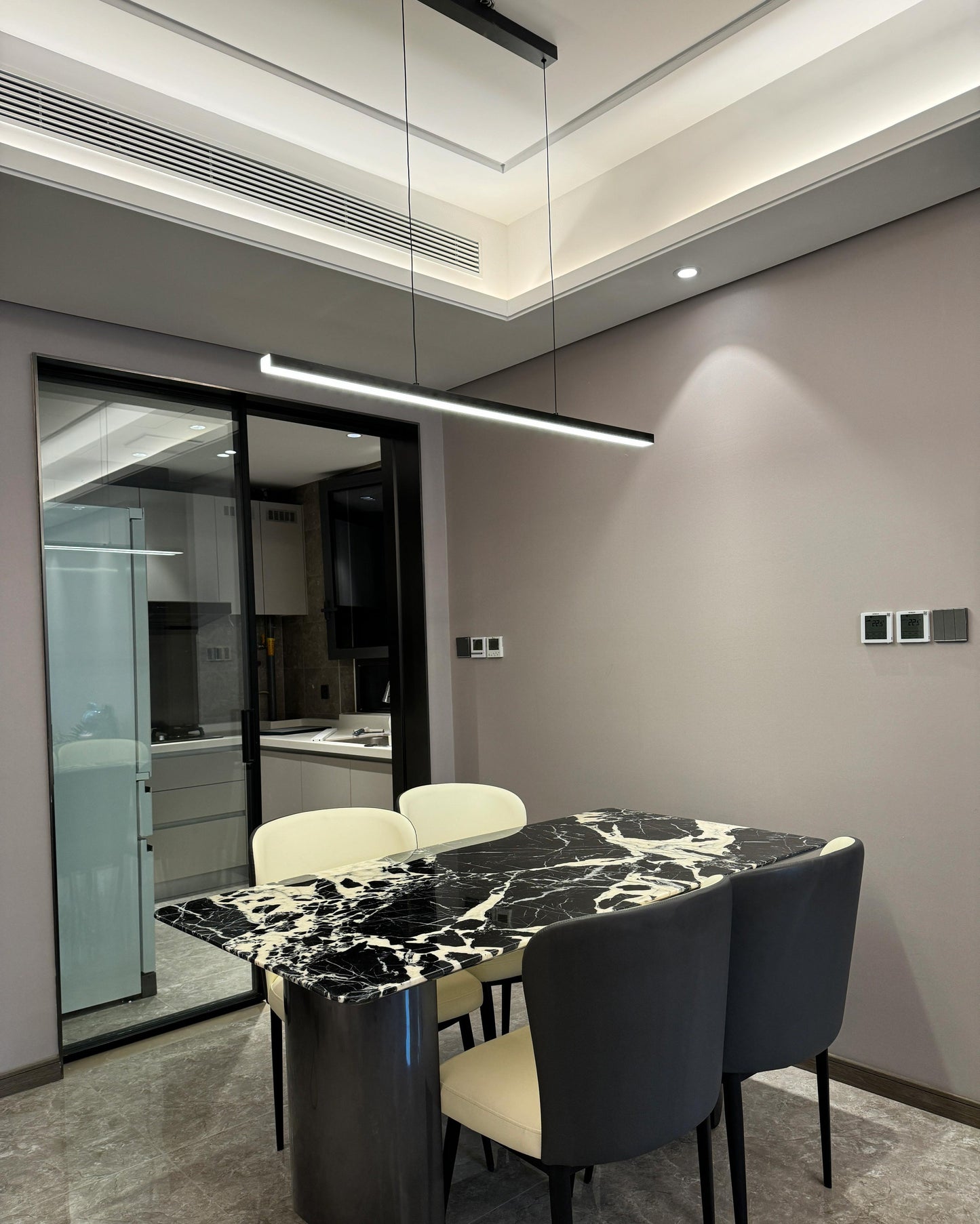 WOMO Extra Long Linear Pendant Light-WM2011