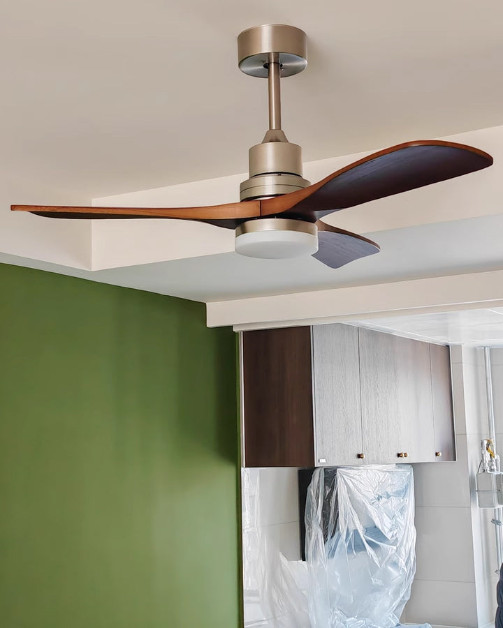 WOMO Mid Century Modern Ceiling Fan Lamp - WM5276