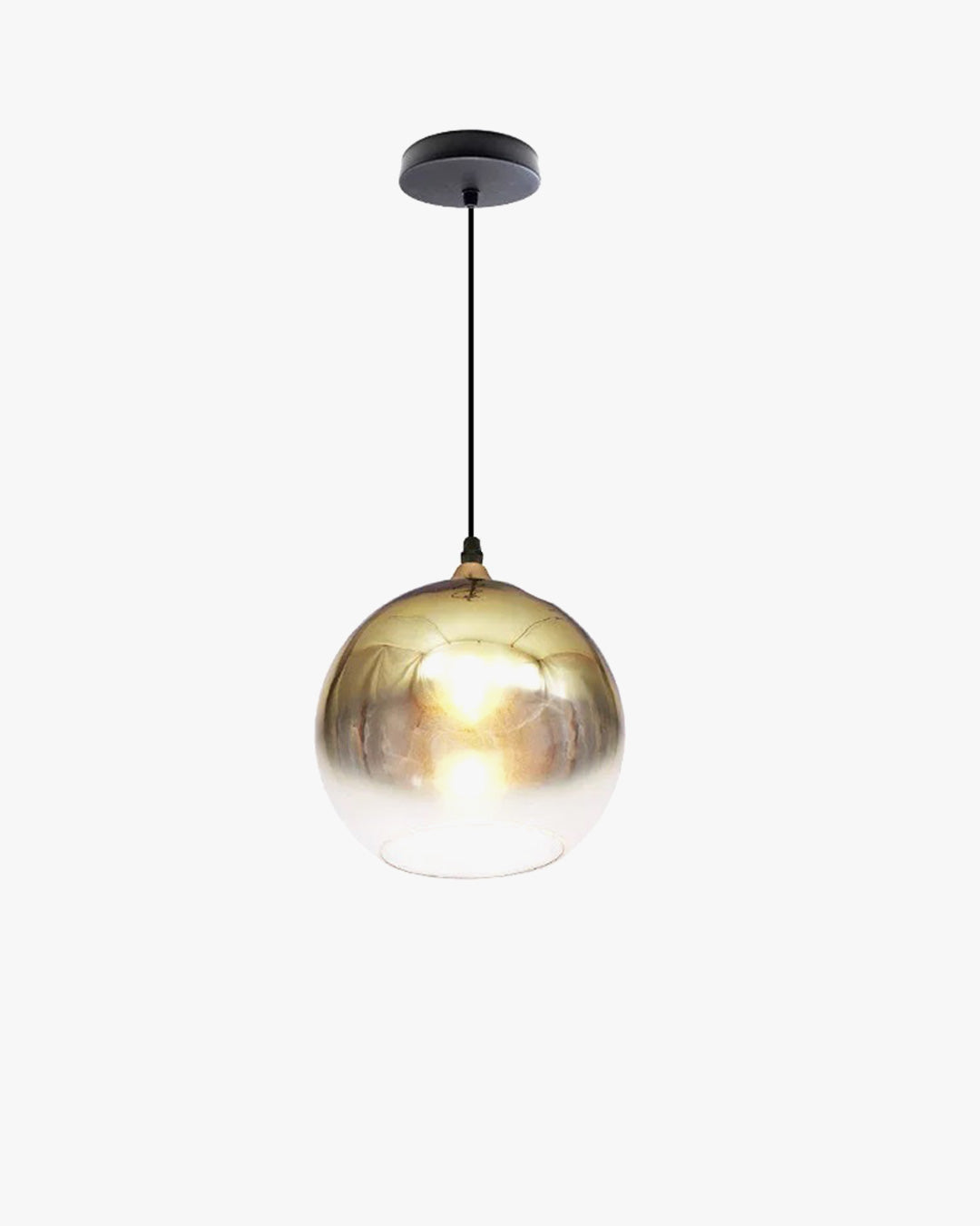 WOMO Pendelleuchte mit farbigem Glaskugel-WM2500