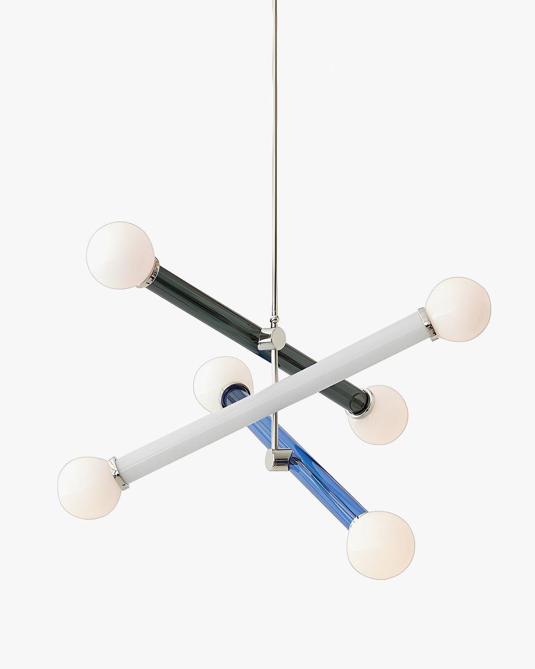 Lustre WOMO coloré avec globe Sputnik WM2670