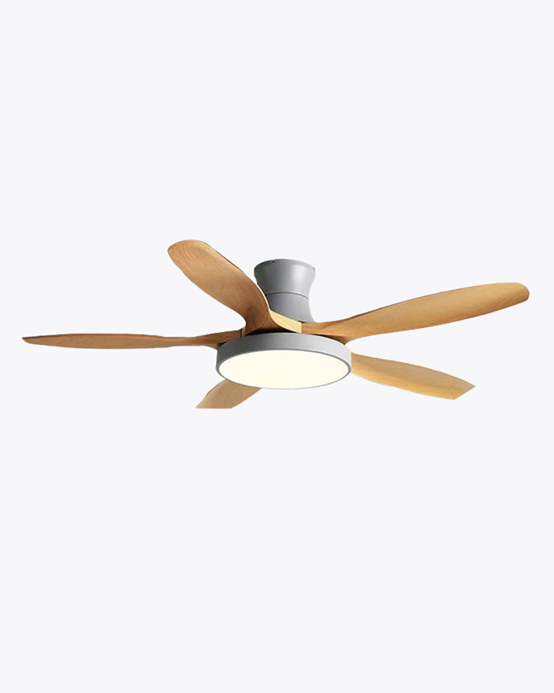 WOMO Scandi Large Flush Mount Ceiling Fan Lamp-WM5130