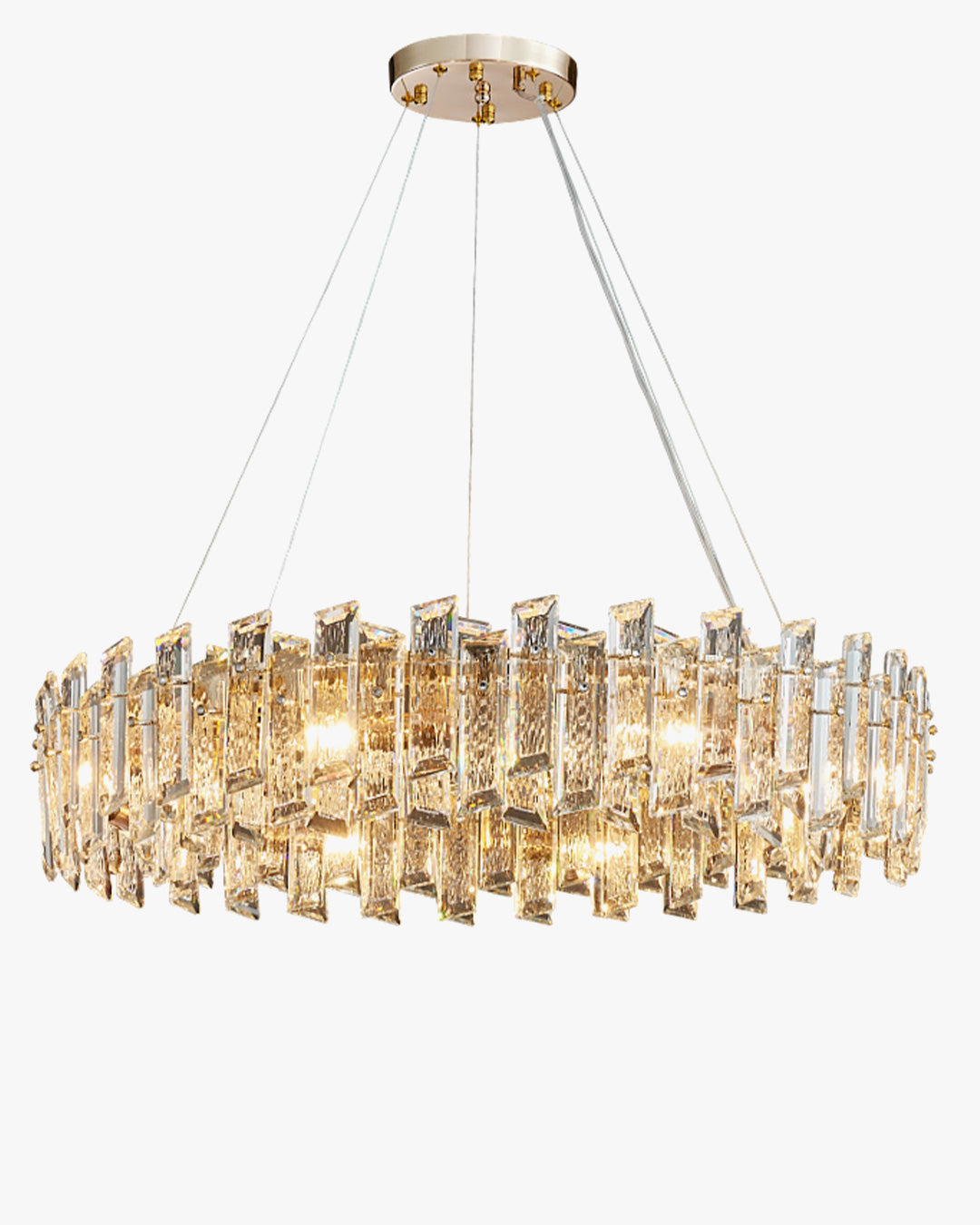 WOMO Gold Kristall Lustre Rond – WM2397