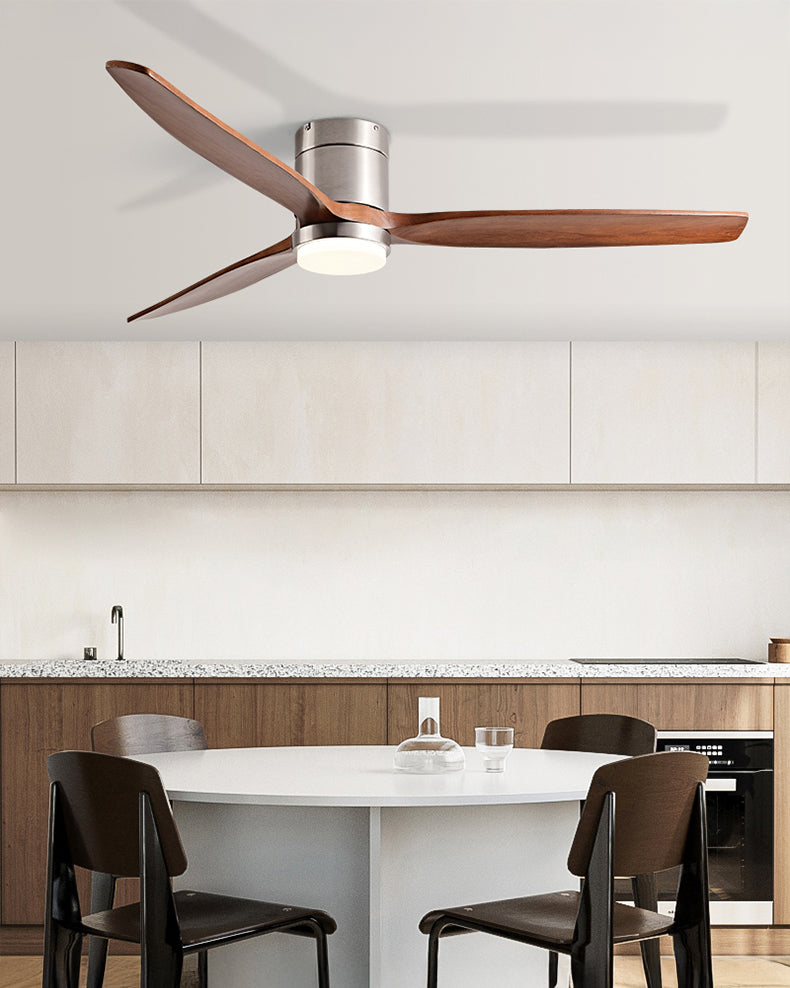 WOMO 3 Blade Low Profile Ceiling Fan Lamp - WM5193