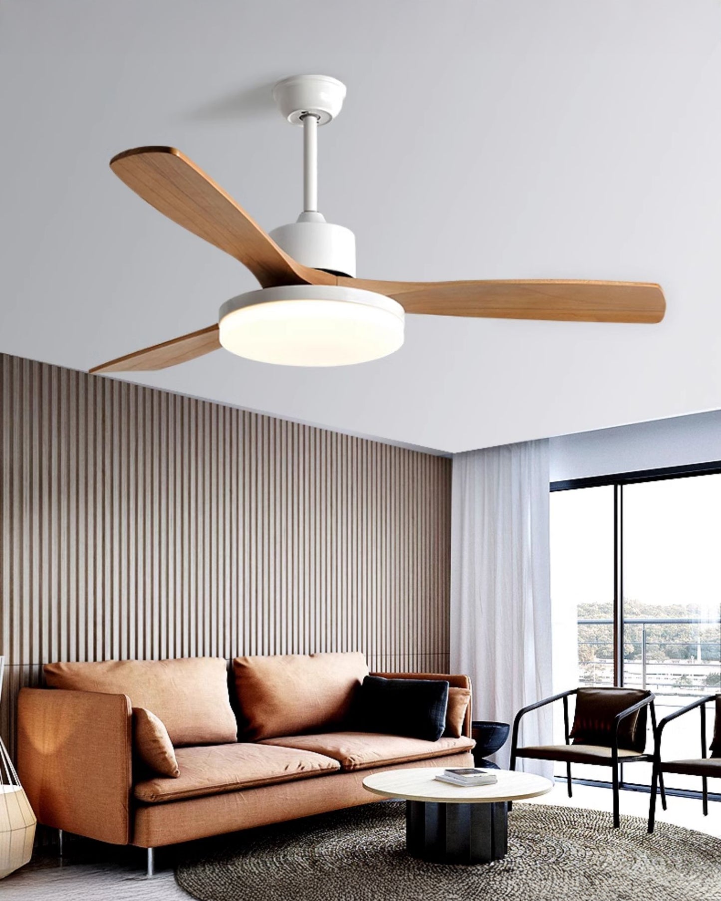 WOMO 3 Blade Modern Ceiling Fan Lamp - WM5210