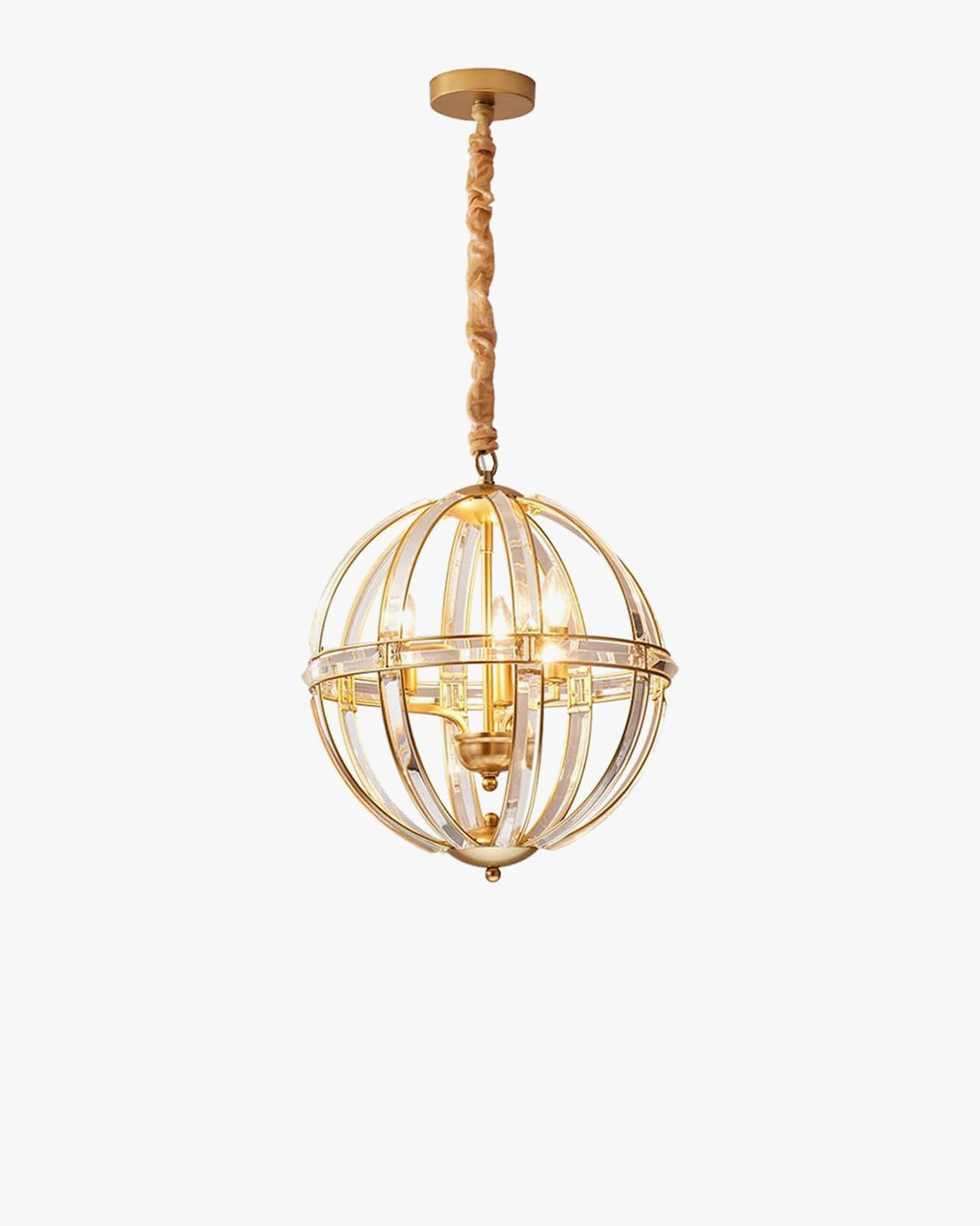 WOMO Cage Crystal Orb Kronleuchter-WM2595