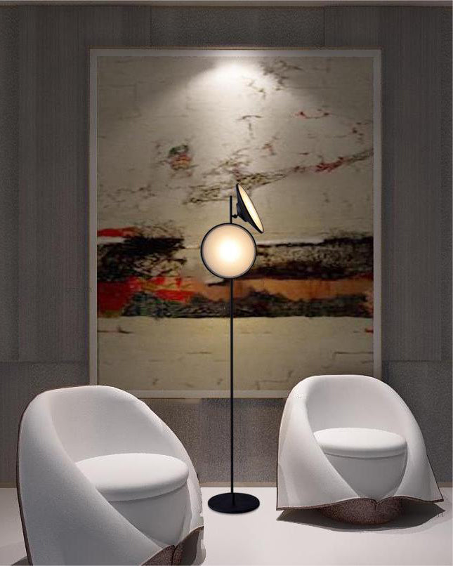 WOMO 2-bulb Moons Reading Floor Lamp-WM7076