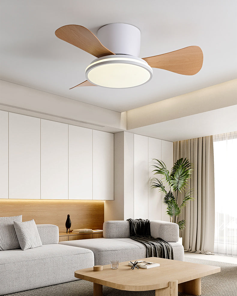WOMO 28 Inch Small Hugger Ceiling Fan Lamp - WM5186