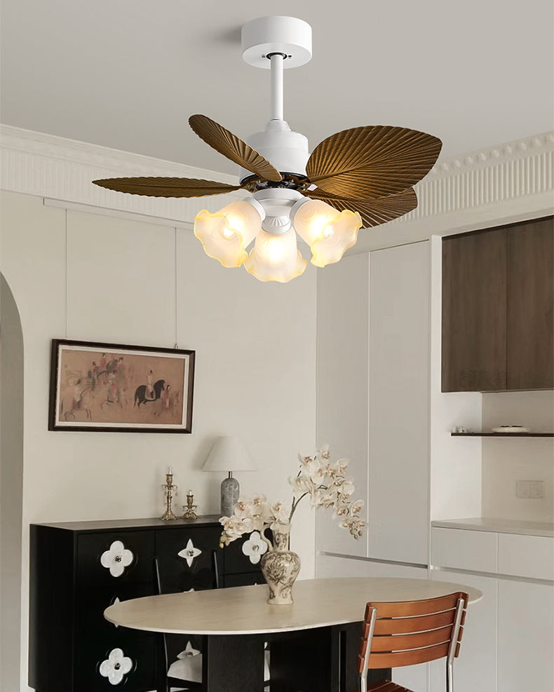 WOMO 32 Inch Flower Ceiling Fan Lamp - WM5282a