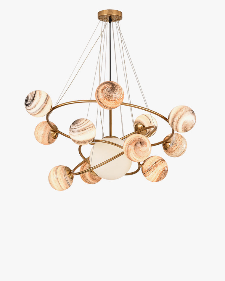 WOMO Planet Glass Chandelier – WM2385