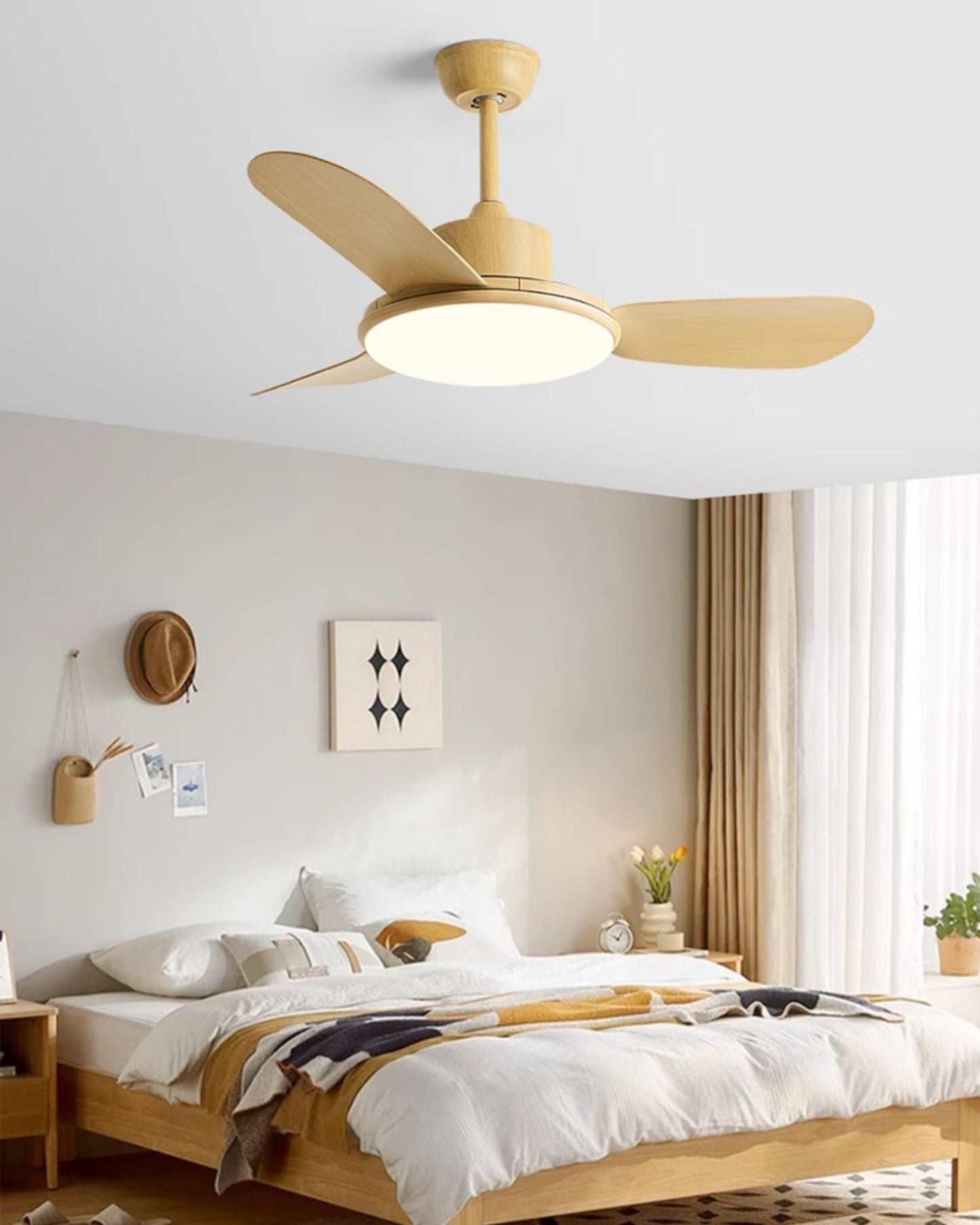 WOMO 3 Blade Modern Ceiling Fan Lamp-WM5227