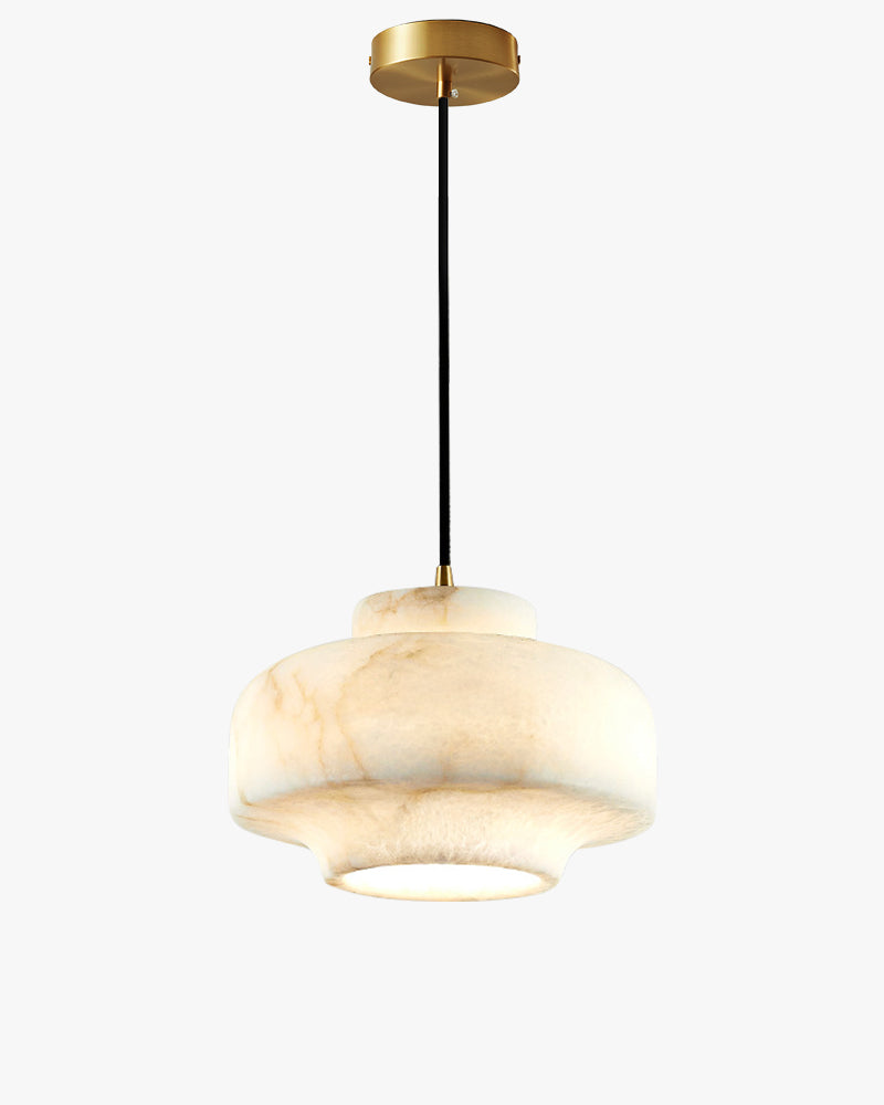 WOMO Drum Alabaster Pendant Lamp-WM2841