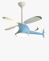 WOMO Flugzeug Kinder Deckenventilator Lampe-WM5007 thumbnail