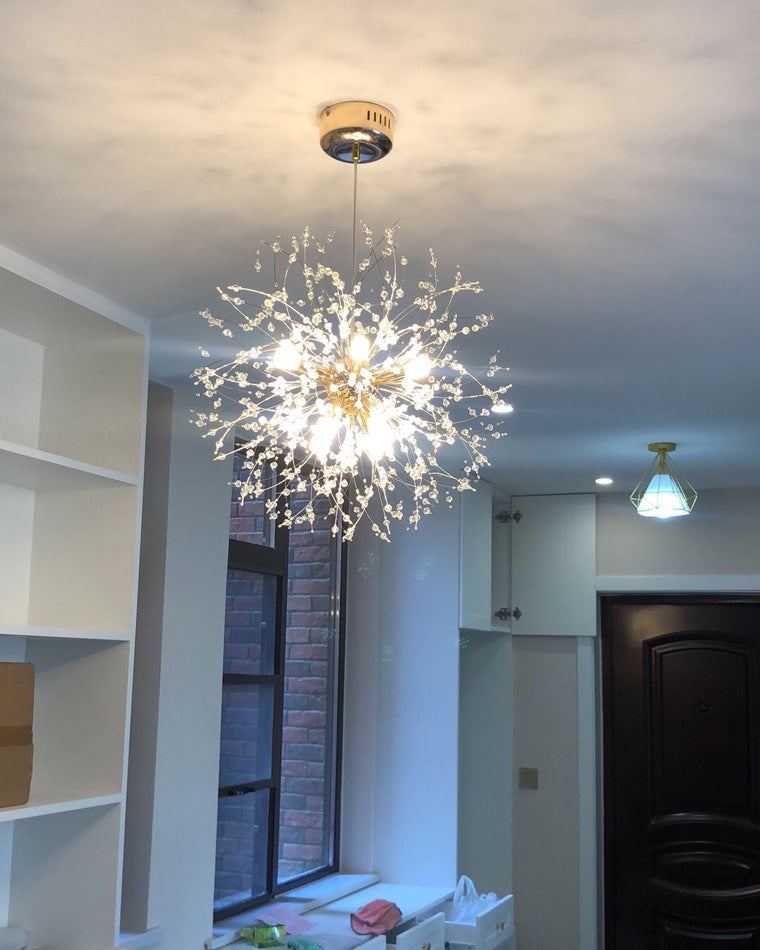 WOMO Dandelion Starburst Crystal Chandelier-WM2004