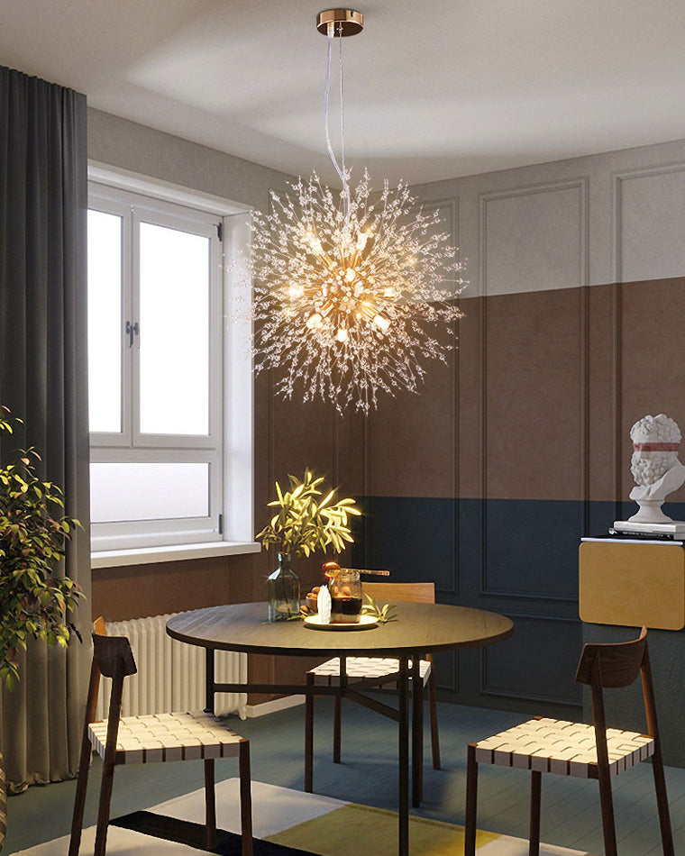 WOMO Dandelion Starburst Crystal Chandelier-WM2004