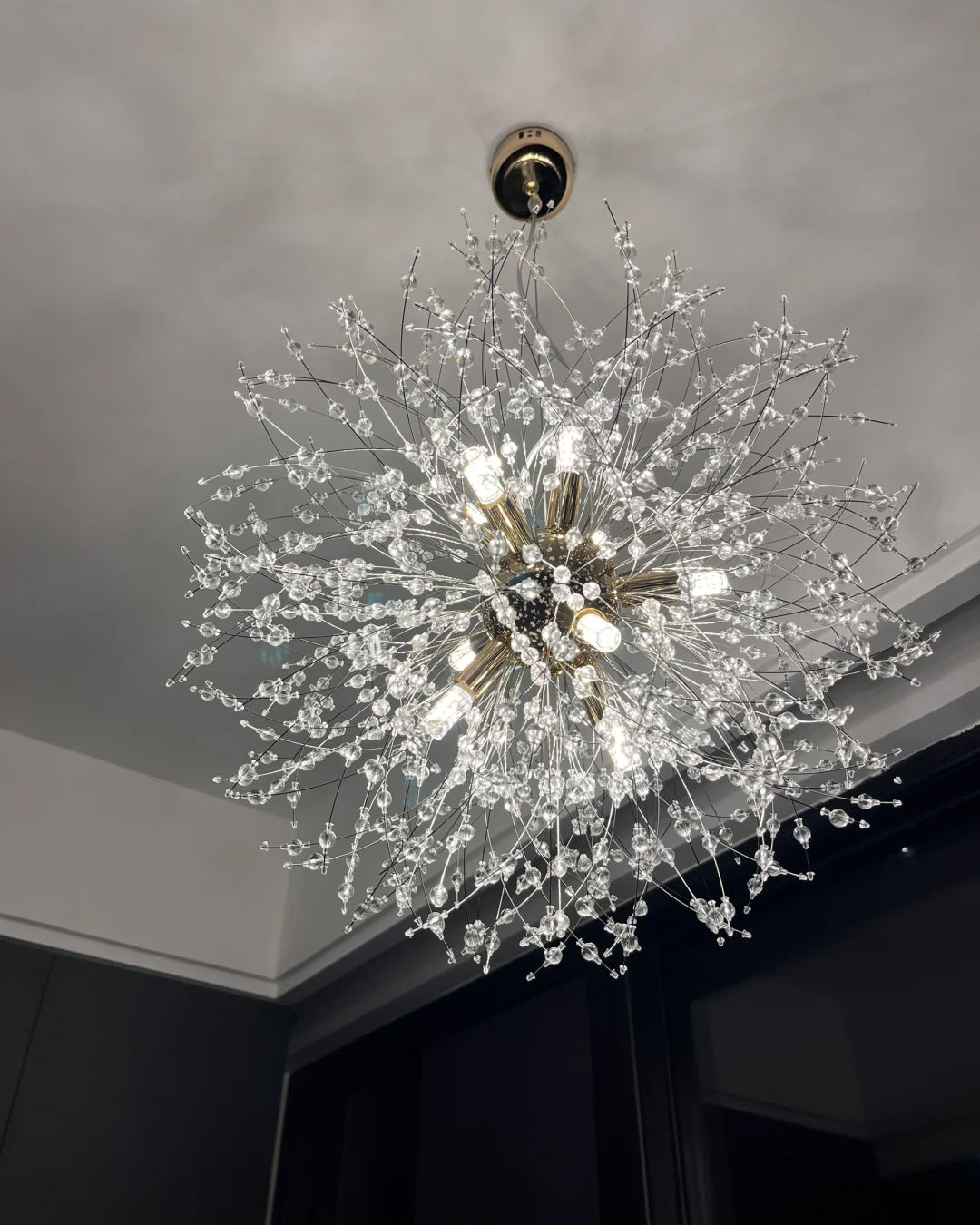 WOMO Dandelion Starburst Crystal Chandelier-WM2004