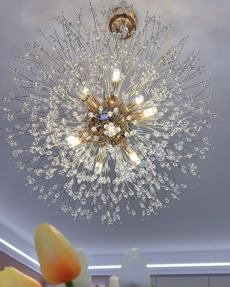 WOMO Dandelion Starburst Crystal Chandelier-WM2004