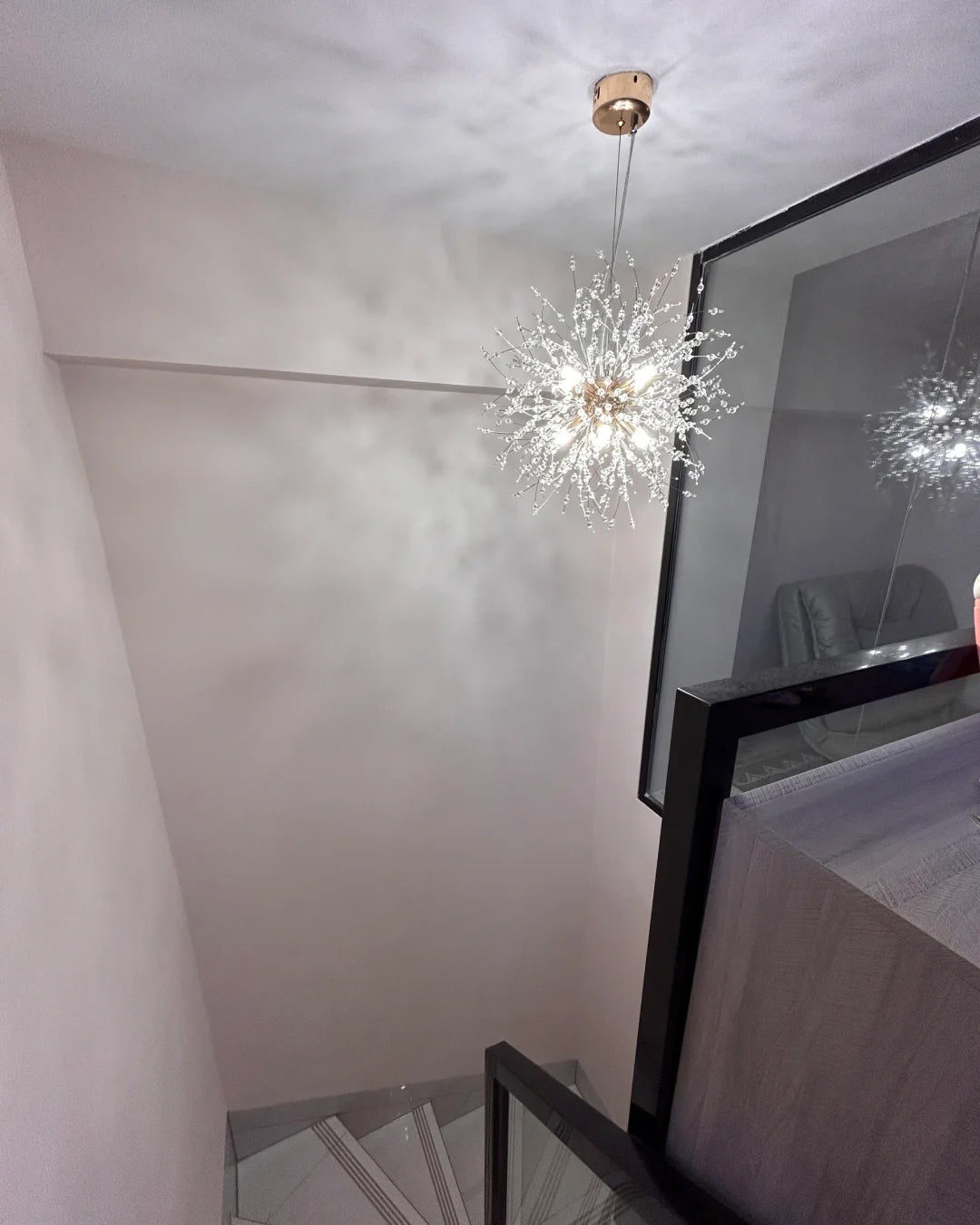 WOMO Dandelion Starburst Crystal Chandelier-WM2004
