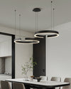 WOMO Schwarz/Gold Ring Led Kronleuchter-WM2009 thumbnail