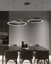 WOMO Schwarz/Gold Ring Led Kronleuchter-WM2009 thumbnail