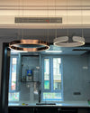 WOMO Schwarz/Gold Ring Led Kronleuchter-WM2009 thumbnail