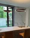 WOMO Schwarz/Gold Ring Led Kronleuchter-WM2009 thumbnail