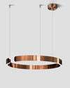 WOMO Schwarz/Gold Ring Led Kronleuchter-WM2009 thumbnail
