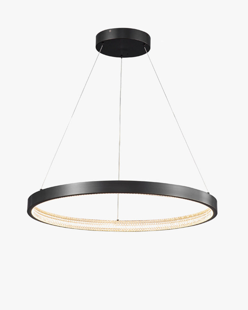 WOMO LED Kronleuchter Ring aus Messing-WM2357