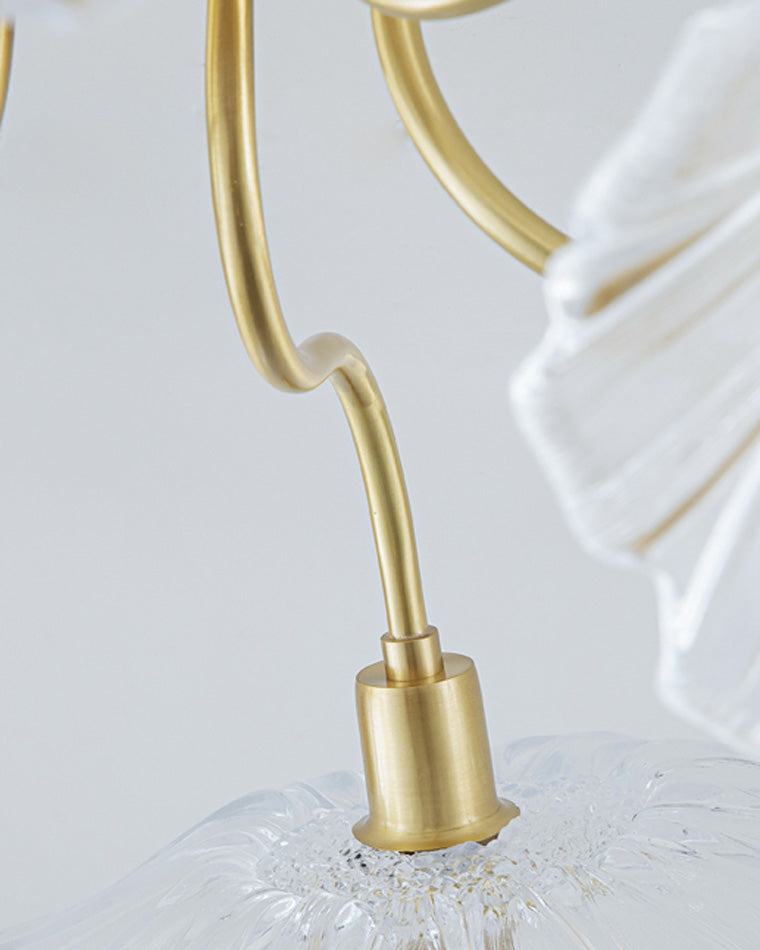 WOMO Lotus Leaf Flower Flush Mount Ceiling Light-WM1026