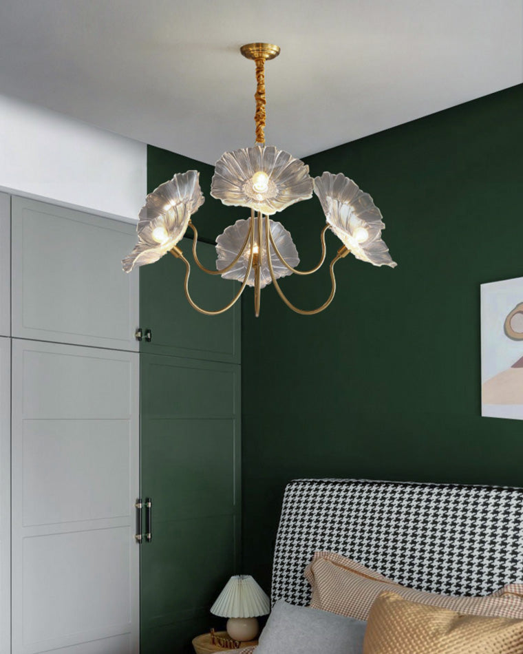WOMO Lotus Flower Arm Chandelier-WM2025
