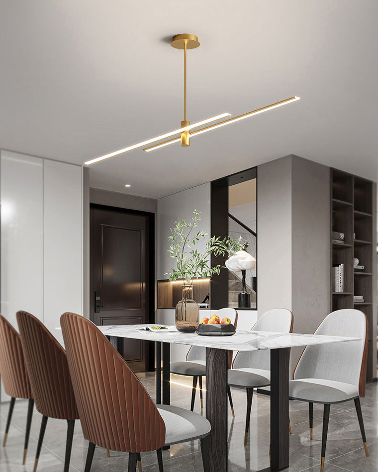 WOMO Adjustable Linear Led Chandelier-WM2026